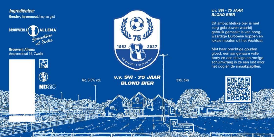 Blond bier - etiket